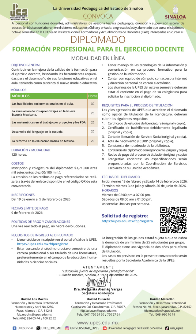 DIPLOMADO FORMACIÓN PROFESIONAL