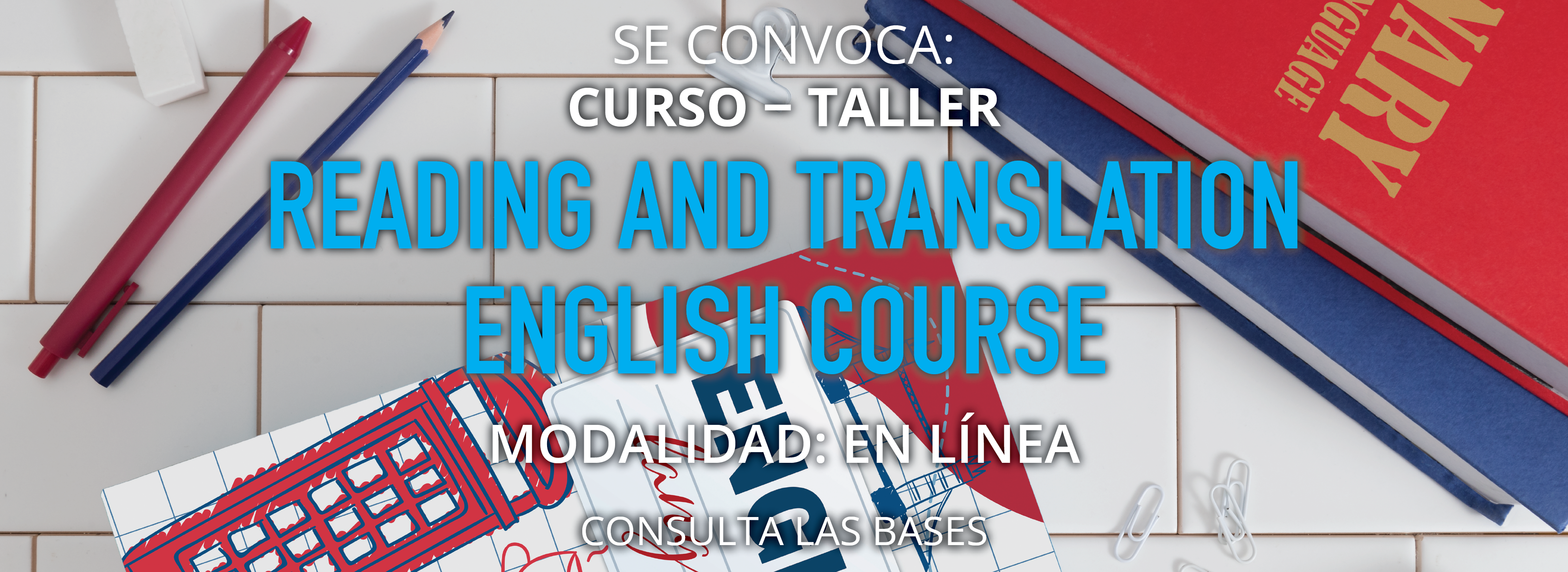 Convocatoria_curso_taller_READING_AND_TRANSLATION_ENGLISH_COURSE_2024_banner_web