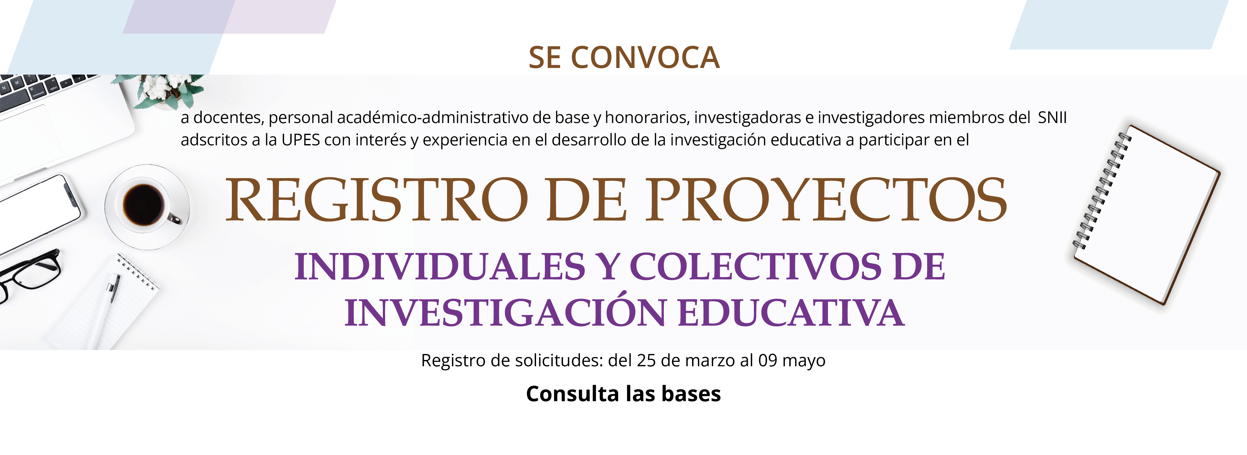 Convocatoria_Registro_de_proyectos_individuales_y_colectivos_de_investigacion_educativa_2025_Banner_Web
