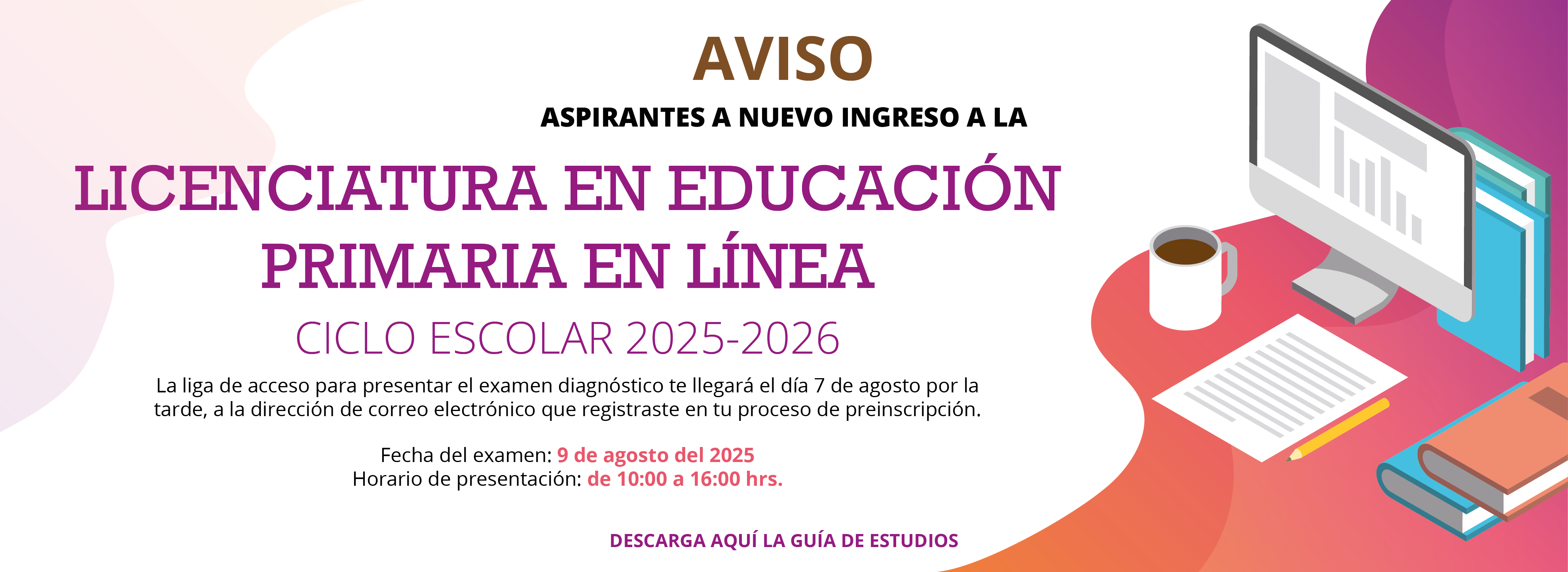 Portada_Guia_del_examen_diagnostico_Licenciatura_Primaria_en_Linea_2025_Banner_web