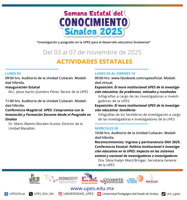 Semana Estatal del Conocimiento