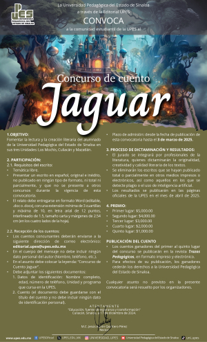 Convocatoria cuento jaguar