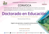 Convocatoria Doctorado en Educación Culiacán diciembre 2025