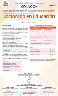 Doctorado en Educaci&oacute;n