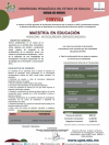 Convocatoria Maestr&iacute;a en Educaci&oacute;n