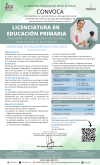 Convocatoria LICENCIATURA EN EDUCACIÓN PRIMARIA